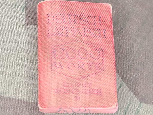Tiny German Latin Dictionary