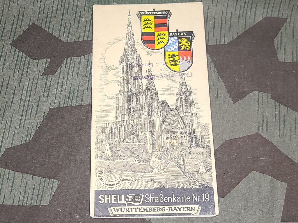 Shell Map Württemberg - Bayern DRGM