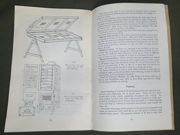 Community Food Preservation Centers Book 1941