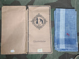 Original Lot of 6 Blue Taschentucher Handkerchiefs