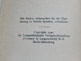 Metoula Sprachführer German-French Phrase Book 1940 (für den Soldaten)