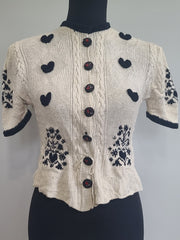 German Short Sleeve Knit Sweater (Small Size)