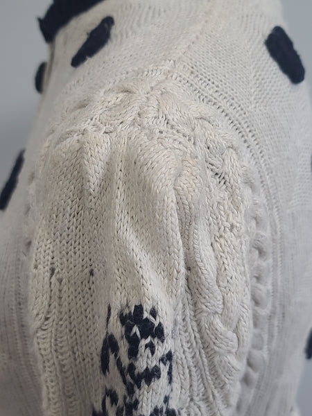 German Short Sleeve Knit Sweater (Small Size)