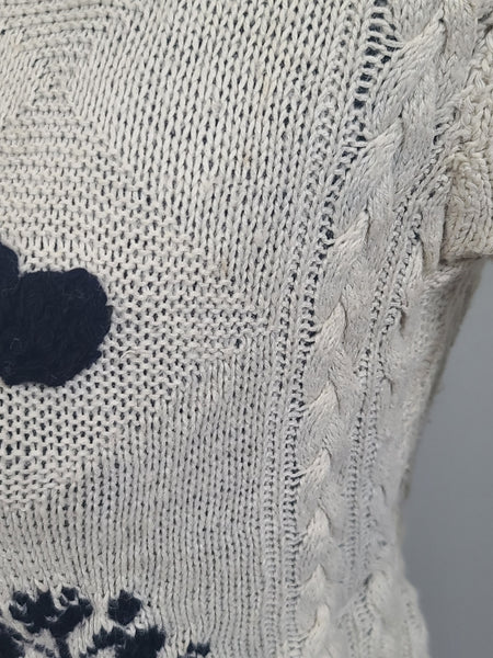 German Short Sleeve Knit Sweater (Small Size)