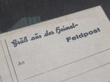 Original Feldpost Box Grüß aüs der Heimat