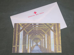 American Red Cross Postcard and Envelope