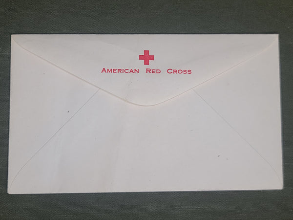 American Red Cross Postcard and Envelope
