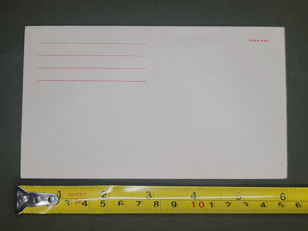 American Red Cross Postcard and Envelope