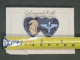 WAC Army Air Corps Heart Pin on Card