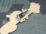 Early Plastic German Ski Pin