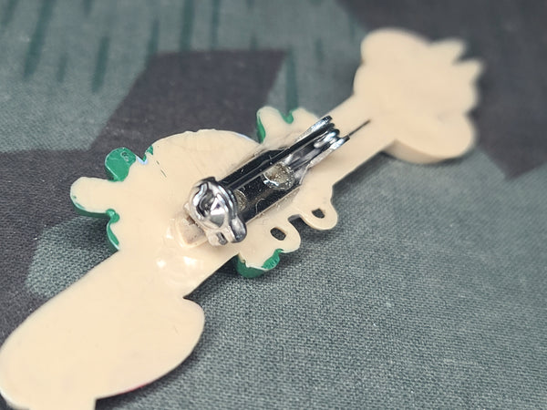 Early Plastic German Ski Pin