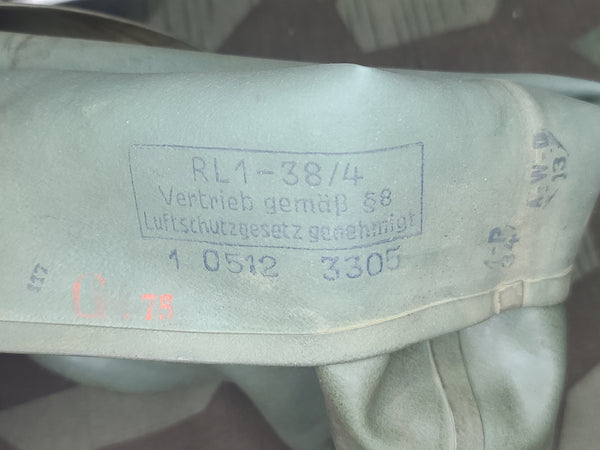 Volksgasmaske Luftschutz Gas Mask Hood Type