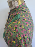 German Print Dirndl Dress <br> (B-34" W-27.5" H-42")