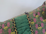 German Print Dirndl Dress <br> (B-34" W-27.5" H-42")