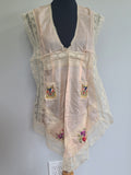 WWI Souvenir of France Silk Apron