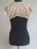 WWI Souvenir of France Silk Apron