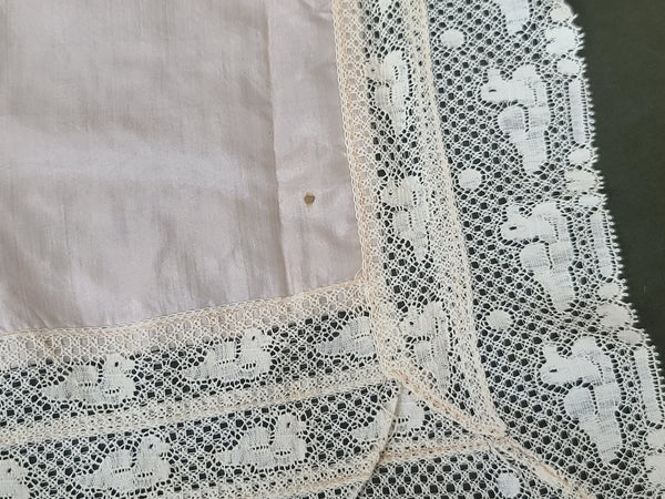 WWI Souvenir of France Silk Apron