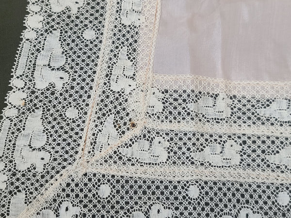 WWI Souvenir of France Silk Apron
