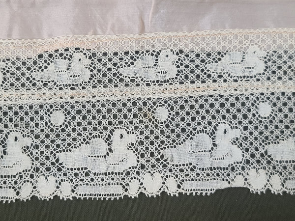 WWI Souvenir of France Silk Apron