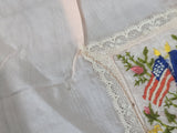 WWI Souvenir of France Silk Apron