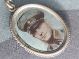 German Picture Pendant Necklace Political