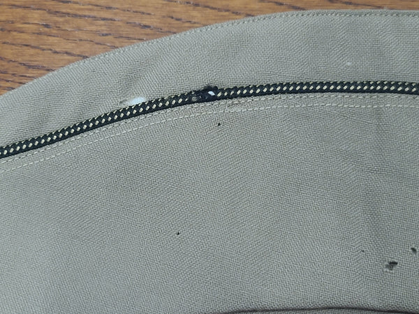 WAC Khaki Officer's Garrison Cap AS-IS (Size 23 1/2)