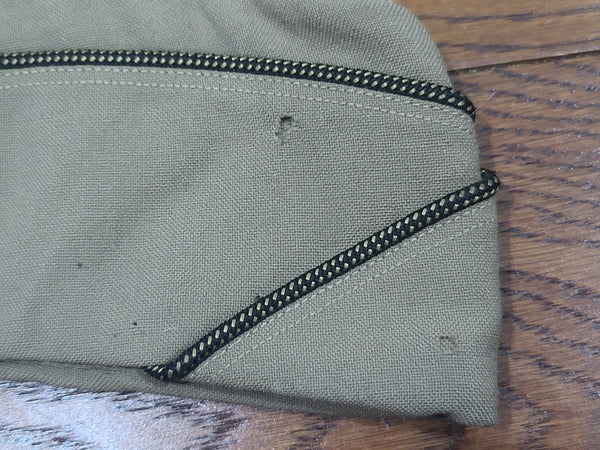 WAC Khaki Officer's Garrison Cap AS-IS (Size 23 1/2)