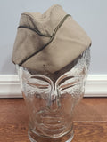 WAC Khaki Officer's Garrison Cap AS-IS (Size 23 1/2)