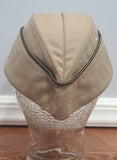 WAC Khaki Officer's Garrison Cap AS-IS (Size 23 1/2)