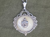 US Navy Marcasite Sweetheart Necklace
