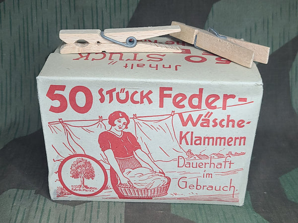 German Clothing Pins in Box