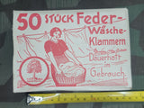 German Clothing Pins in Box