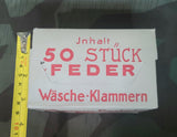 German Clothing Pins in Box