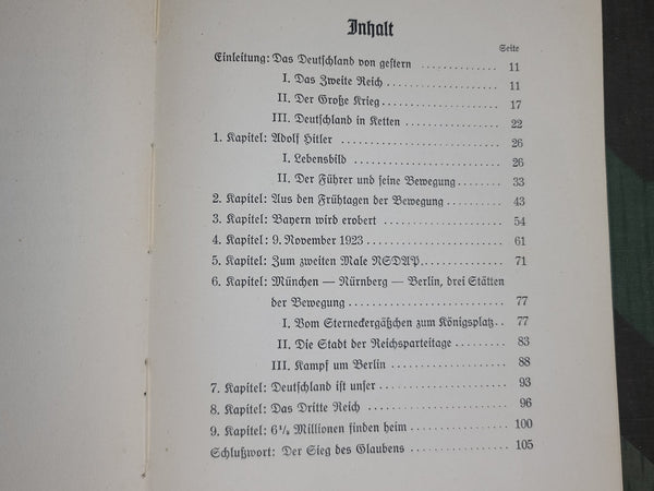 Kampf um Deustchland (History of the NSDAP) 1939