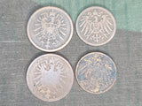 Imperial German Pfennig Coins WWI & Earlier (Lot of 7)