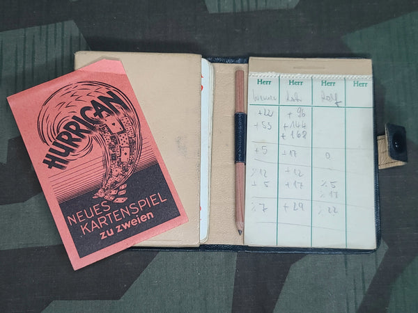 Original Pack of Skat Cards with Scoring Pad Carrier