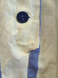 Yellow and Gray Stripe Dress <br> (B-36" W-27" H-38")