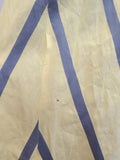 Yellow and Gray Stripe Dress <br> (B-36" W-27" H-38")