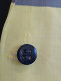 Yellow and Gray Stripe Dress <br> (B-36" W-27" H-38")