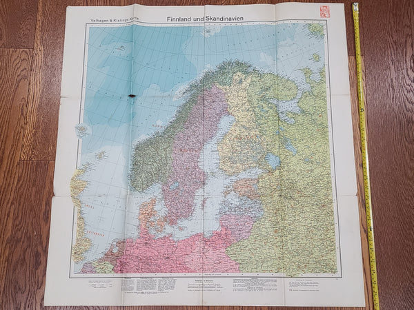 Original Map of Finland and Scandinavia