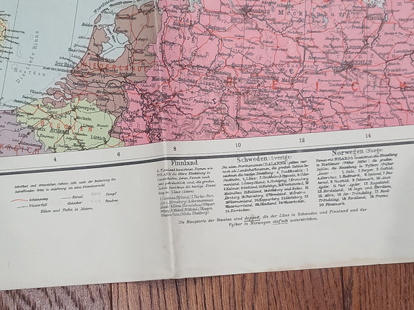 Original Map of Finland and Scandinavia