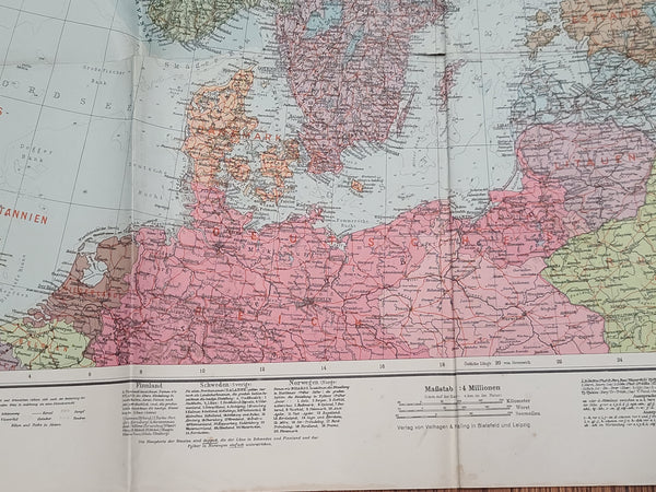 Original Map of Finland and Scandinavia