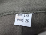Women's Wool Trouser Liner Size 12R AS-IS (26" waist)