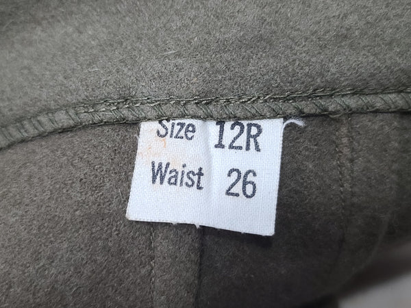 Women's Wool Trouser Liner Size 12R AS-IS (26" waist)