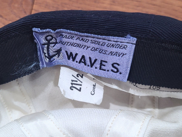 US Navy WAVES Hat (Size 21 1/2) Great Condition
