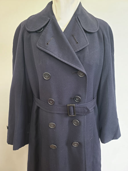 WAVES Overcoat with Liner Named <br> (43" Bust & Waist)