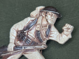Nicely Detailed Celluloid Soldier Pin