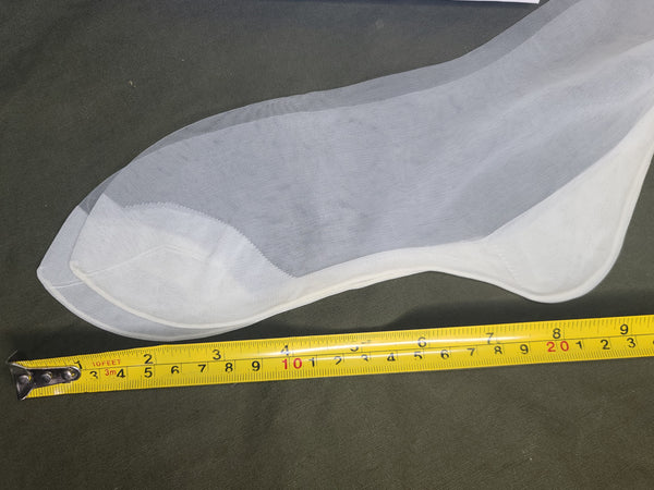White Seamed Stockings in Box