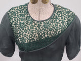 German Green Dress "Make do and Mend" <br> (B-33" W-29" H-35")