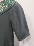 German Green Dress "Make do and Mend" <br> (B-33" W-29" H-35")